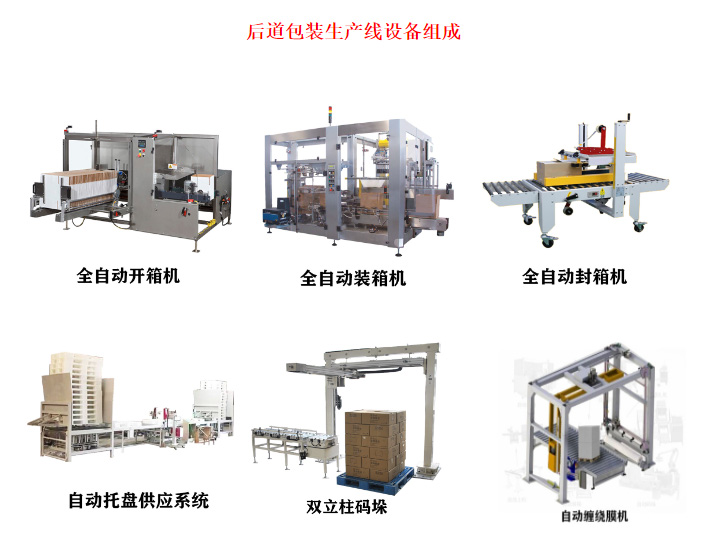 后道包裝生產線設備組成