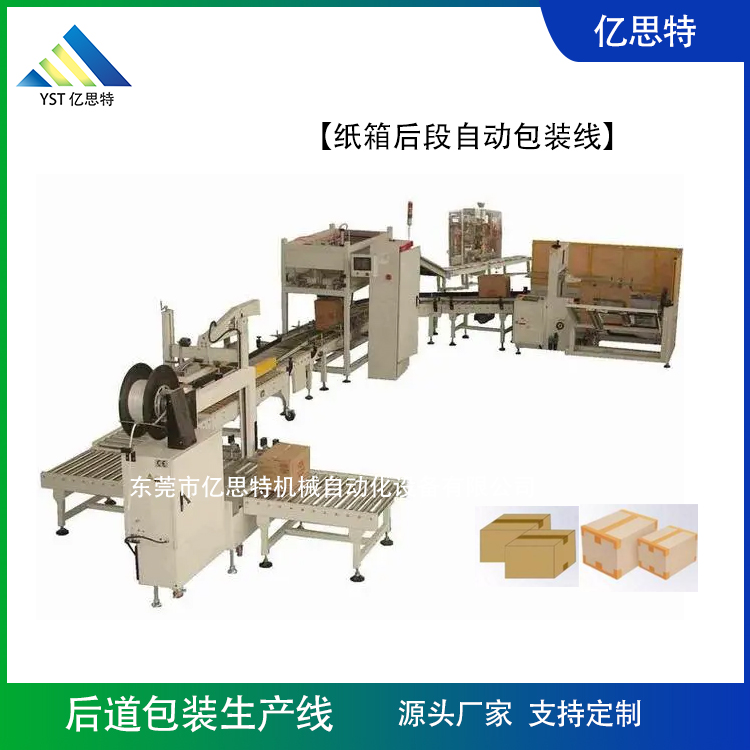 紙箱后段自動包裝線