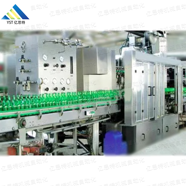 啤酒后段包裝生產線實物圖