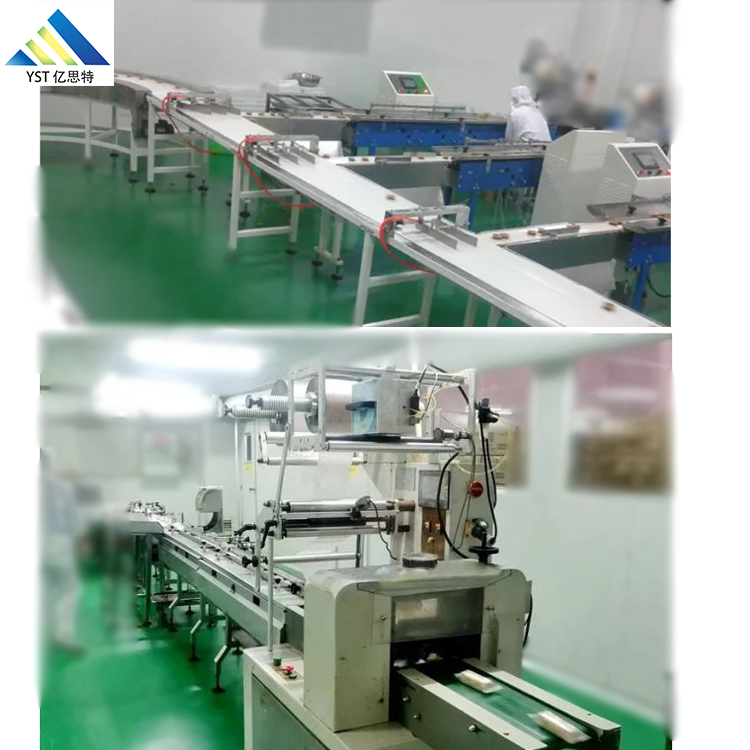 食品后段包裝生產(chǎn)線(xiàn)實(shí)物圖