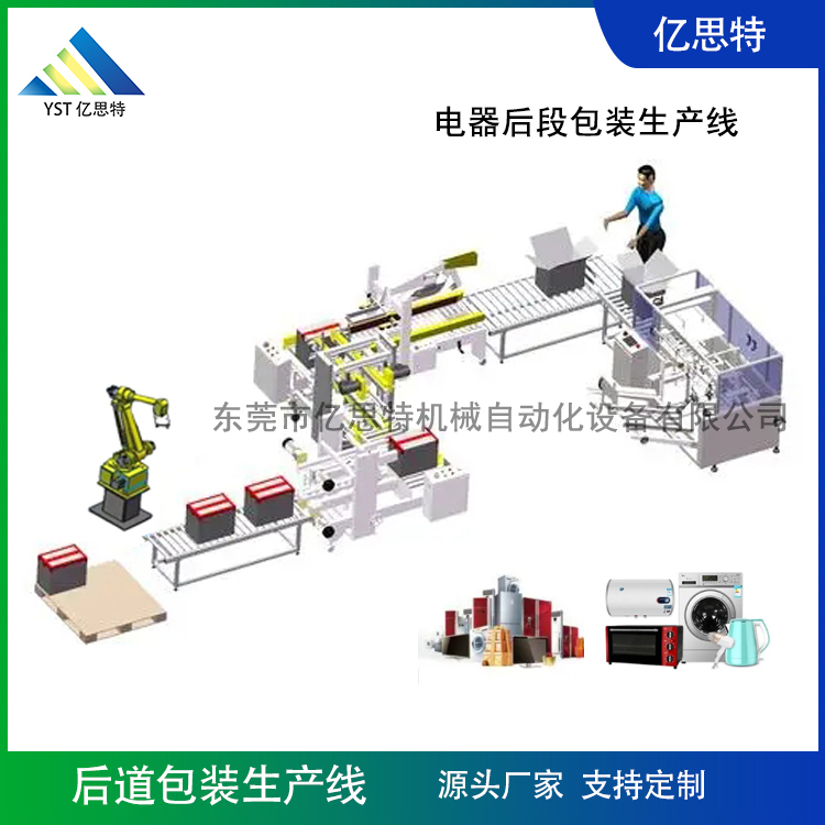 電器后段包裝生產(chǎn)線YST-HD-6011